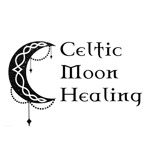 Celtic Moon Healing Logo